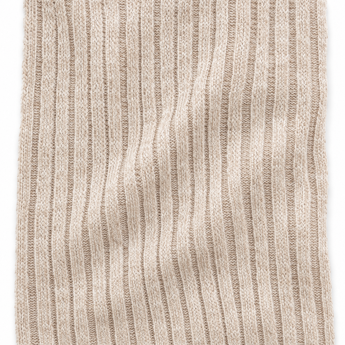 Ribbed Knit Lounge Set - Neckline Detail