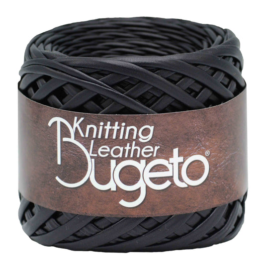 Knitting Leather Yarn - Black