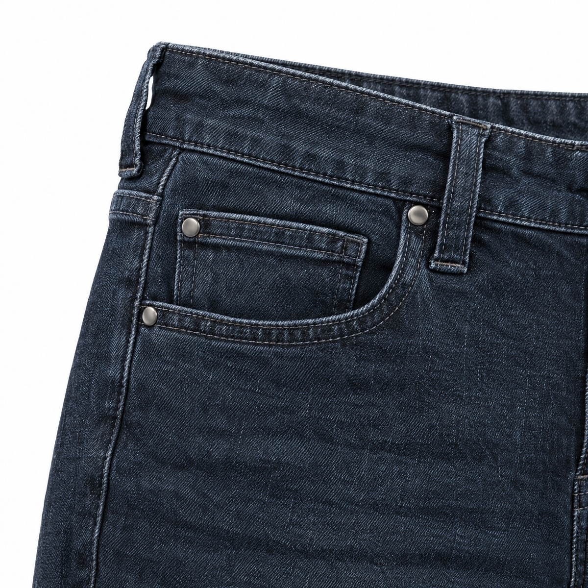 Calça Jeans Feminina Montaria Peluciada - Detalhe bolso B2