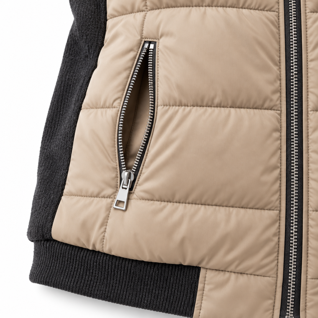 Coeza Puffer Jacket Pocket Detail