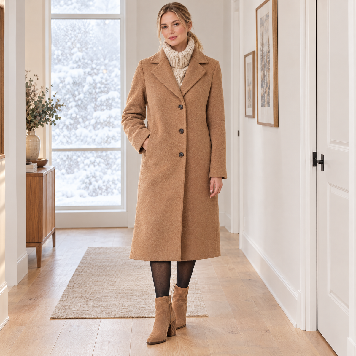 TOAST Fleece-Lined Tights Full Body