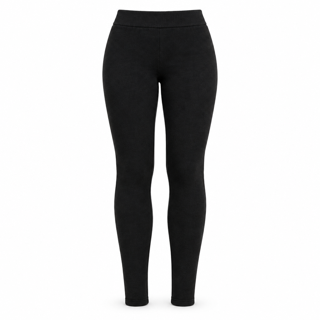 Legging Feminina Peluciada Preta - Packshot ghost