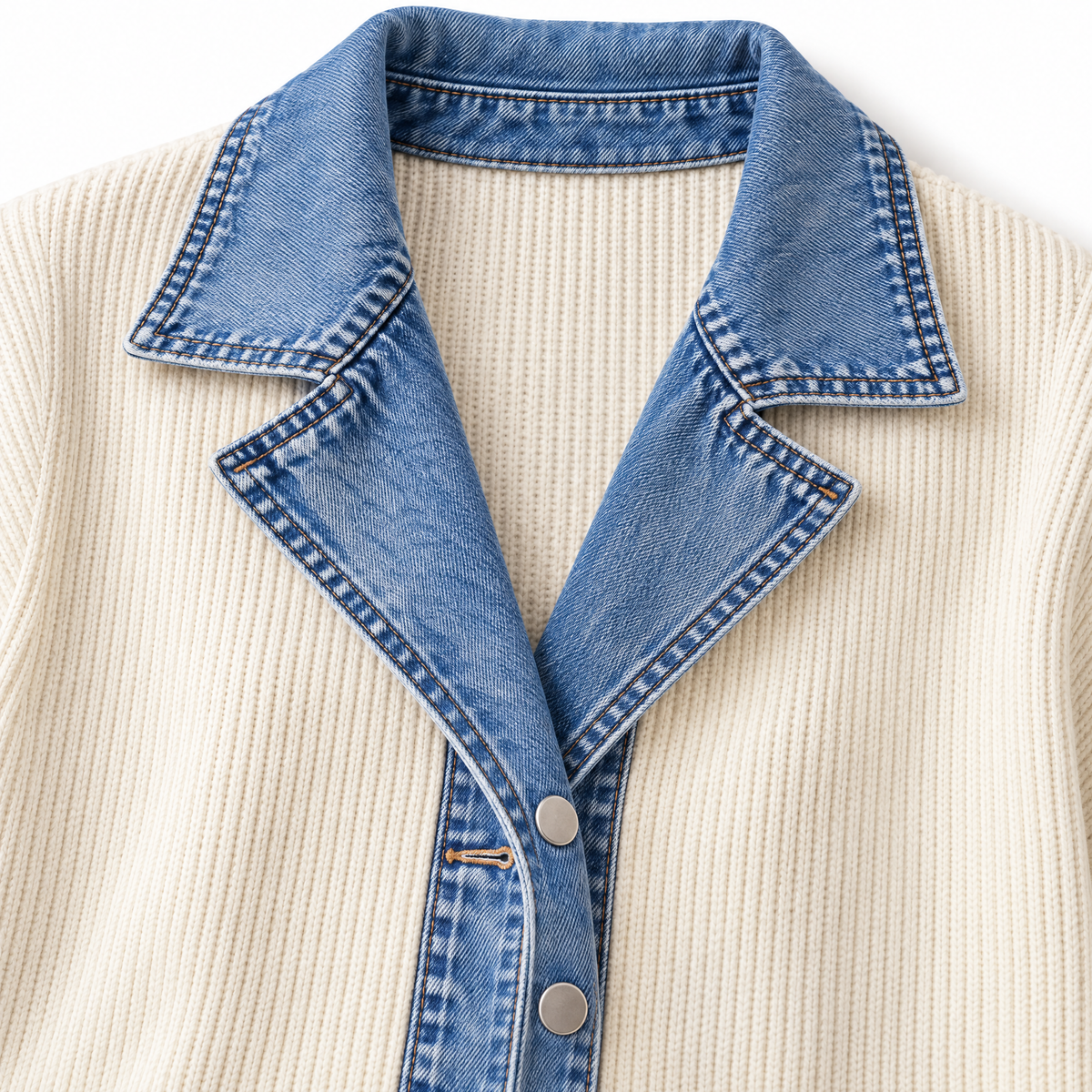 Ribova Ribbed Knit Coat Lifestyle B1